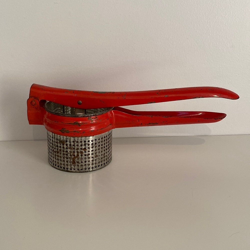 Vintage Red Potato Ricer